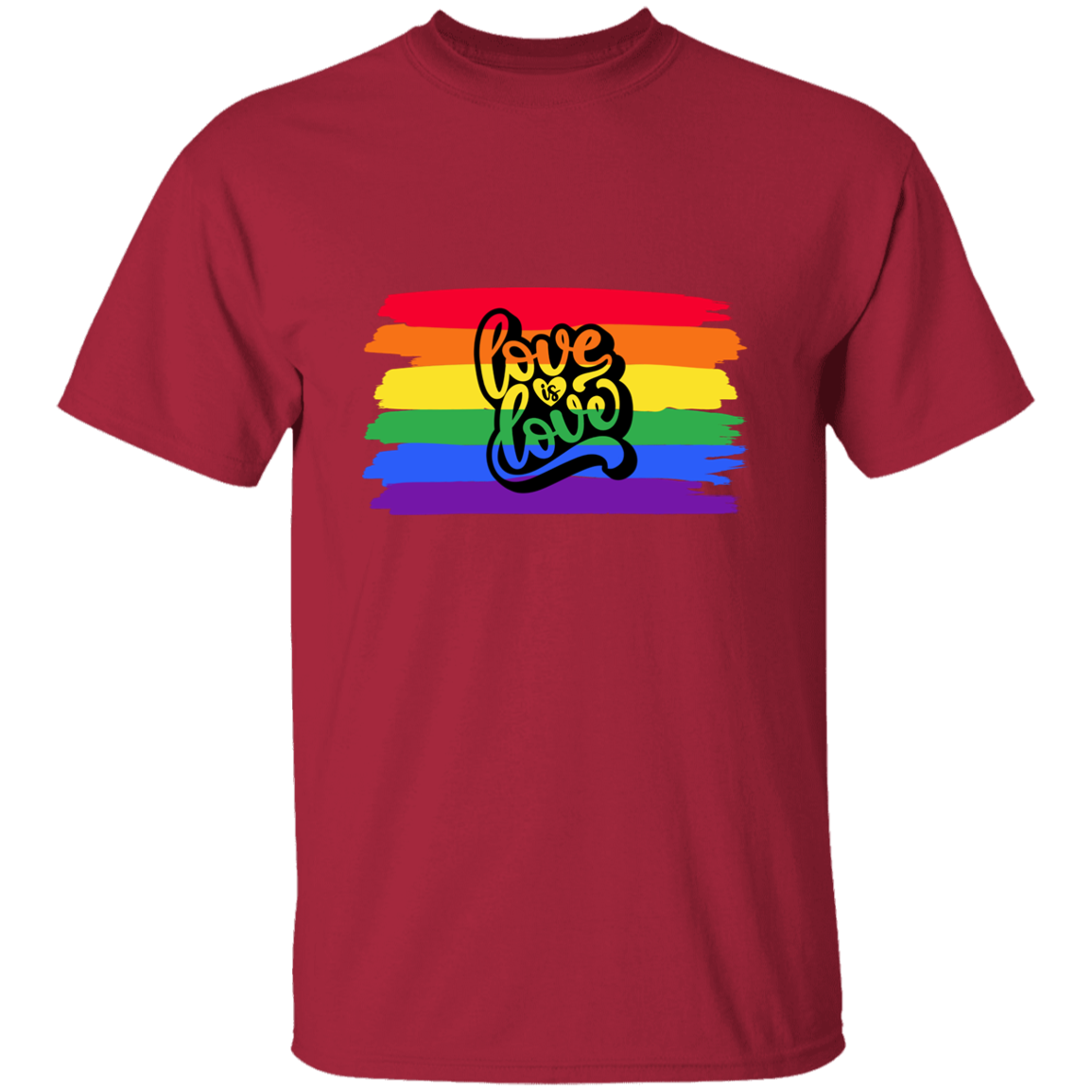 Love is Love Paint Short Sleeve Shirt