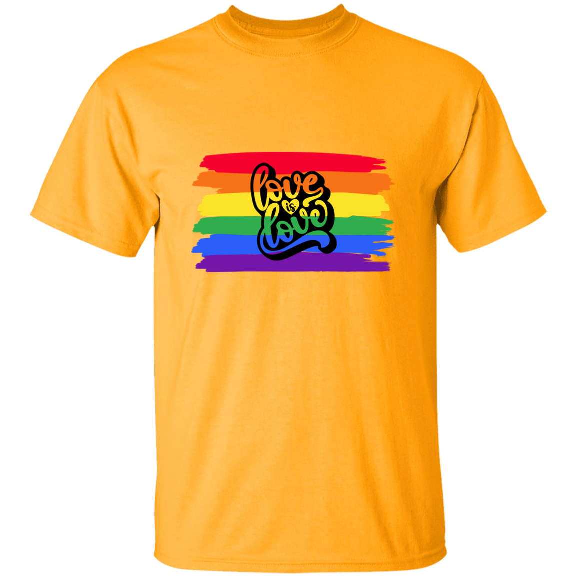 Love is Love Paint Short Sleeve Shirt