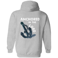 Anchored in the Lord Hoodie - White