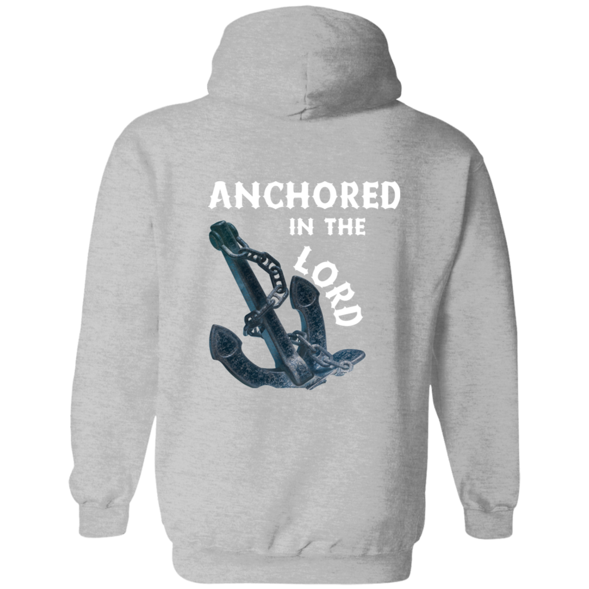 Anchored in the Lord Hoodie - White