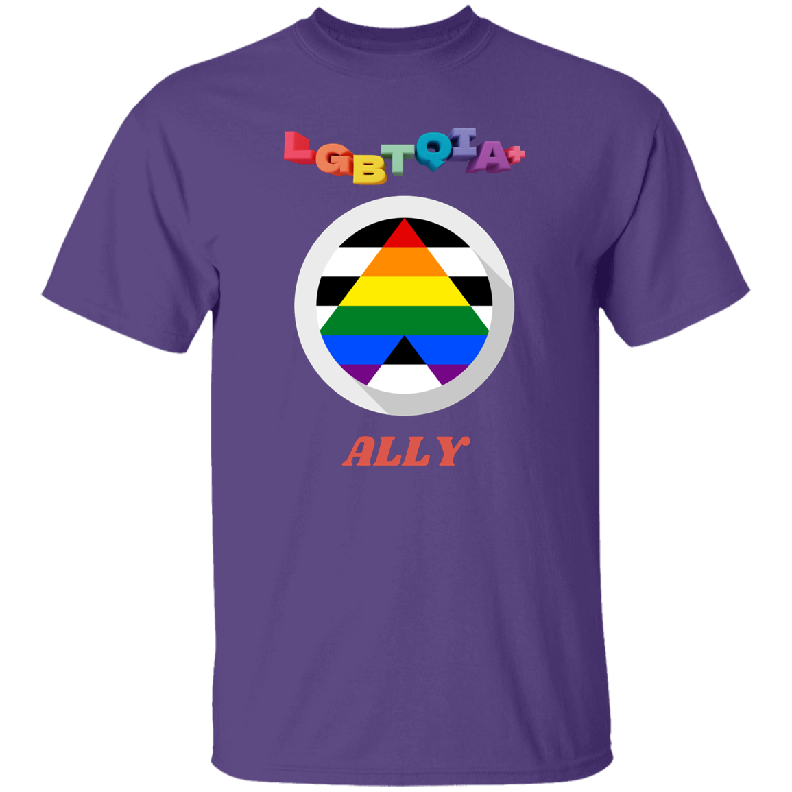 LGBTQIA+ ALLY Short Sleeve Shirt