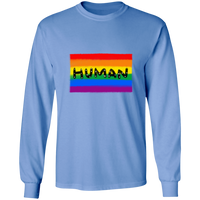 Human Pride Flag Long Sleeve Shirt