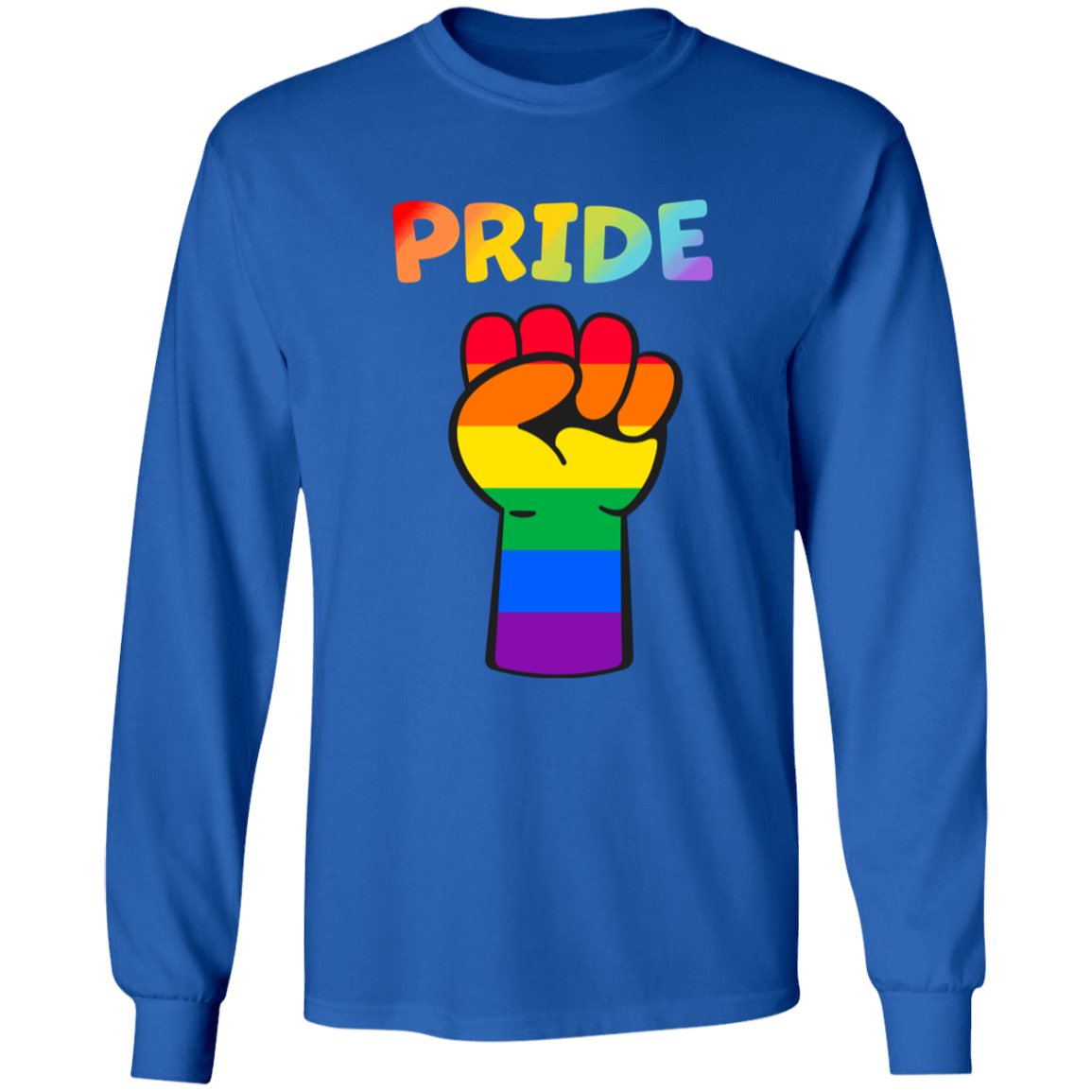 Rainbow Pride Fist Long Sleeve Shirt