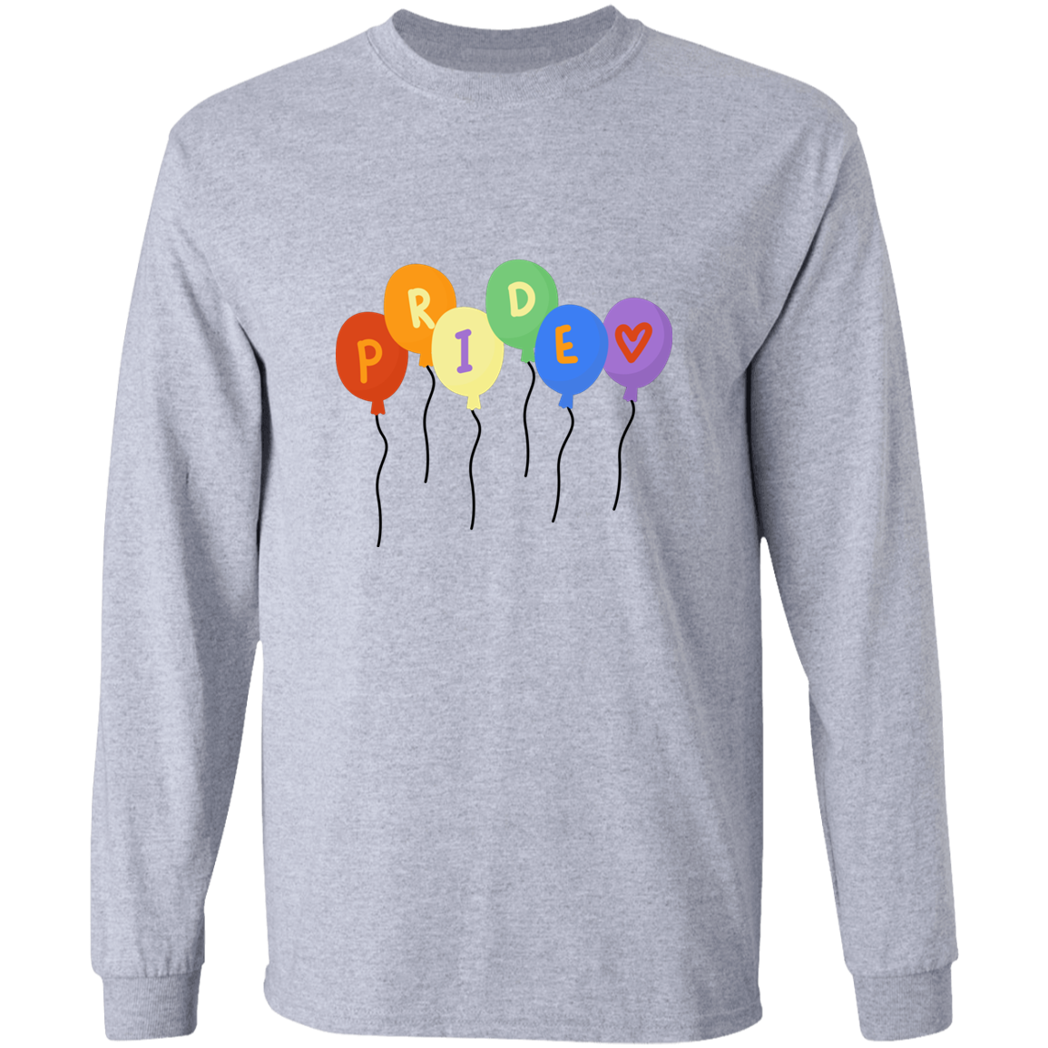 Pride Balloons Long Sleeve Shirt