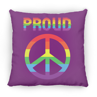 Proud Peace Square Pillow