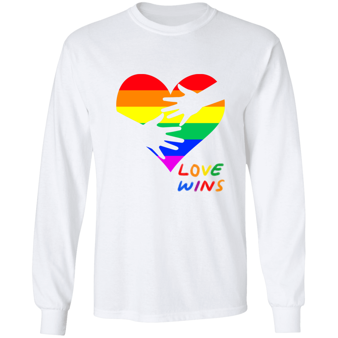 Love Wins Heart Long Sleeve Shirt