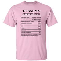 Nutrition Facts T-Shirt SS - Grandma - Black
