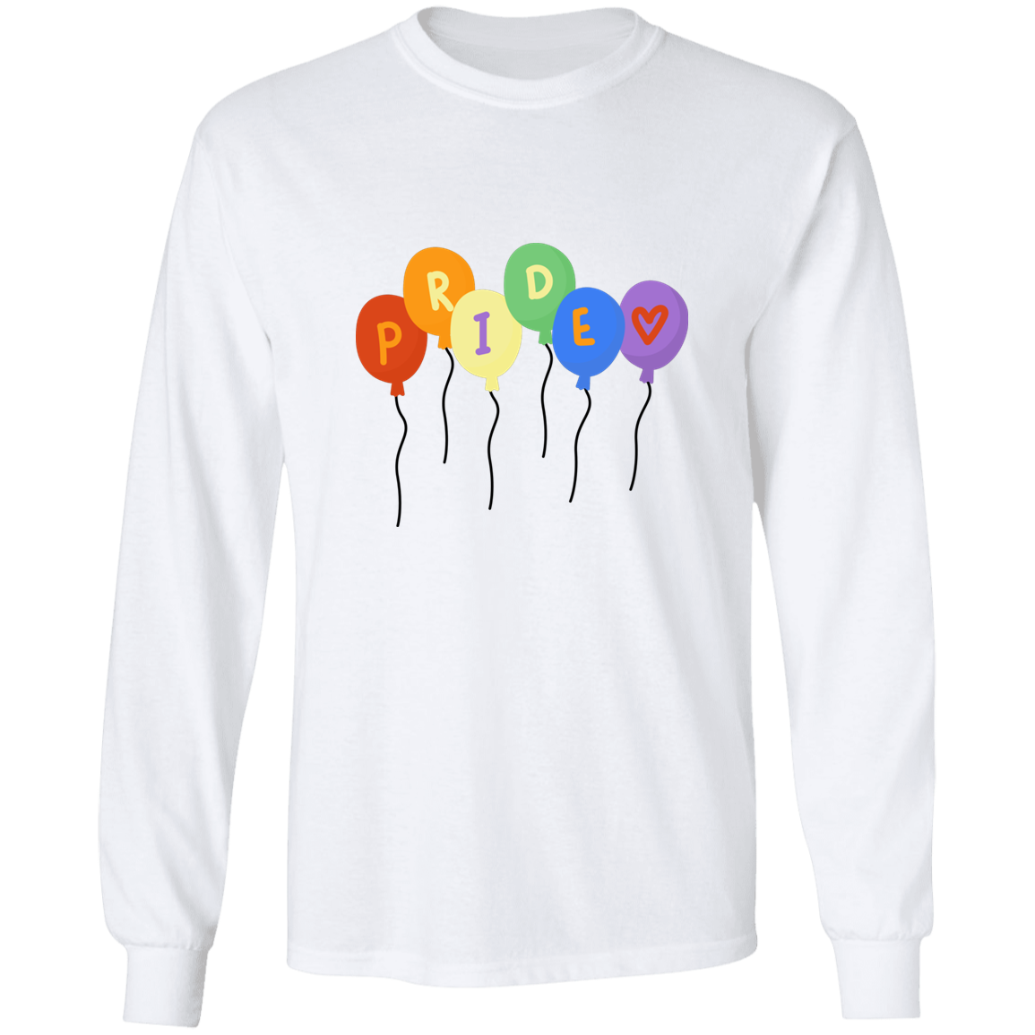 Pride Balloons Long Sleeve Shirt