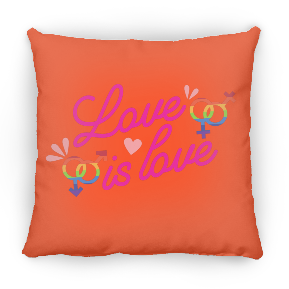 Love is Love Square Pillow