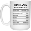 Nutrition Facts Mug - Husband
