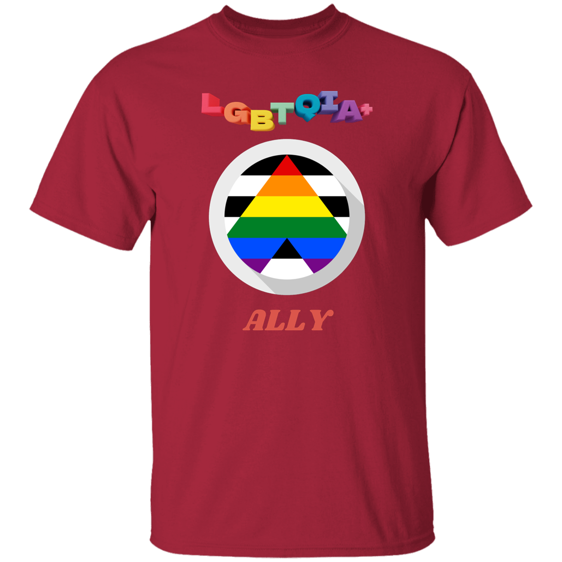 LGBTQIA+ ALLY Short Sleeve Shirt