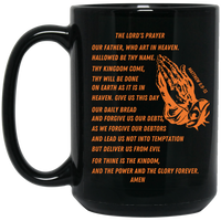Lord's Prayer Mug Orange
