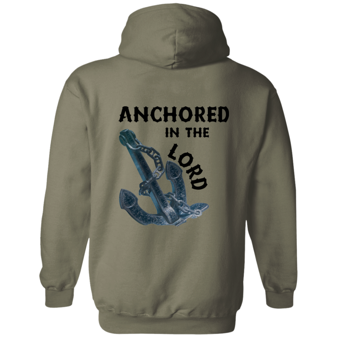 Anchored in the Lord Hoodie - Black