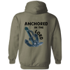 Anchored in the Lord Hoodie - Black