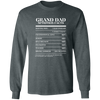 Nutrition Facts T-Shirt LS - Grand Dad - White