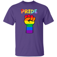 Rainbow Pride Fist Short Sleeve Shirt