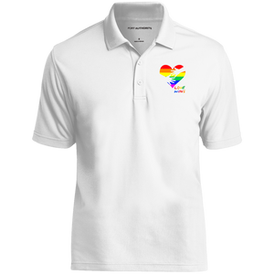 Love Wins Heart Short Sleeve Polo