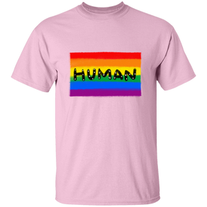 Human Pride Flag Short Sleeve Shirt