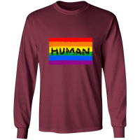 Human Pride Flag Long Sleeve Shirt