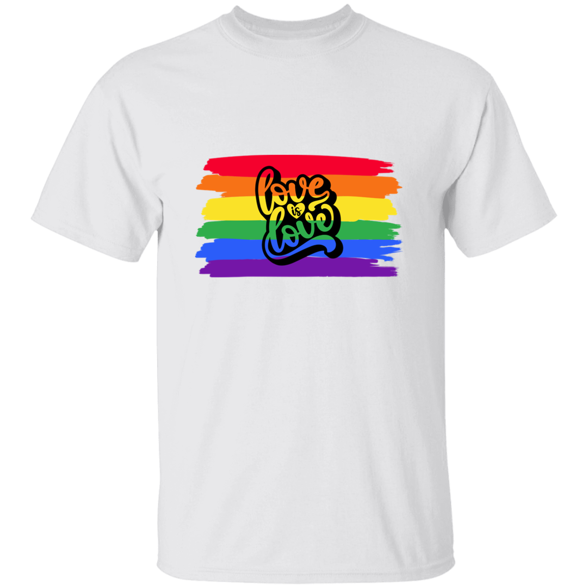 Love is Love Paint Short Sleeve Shirt