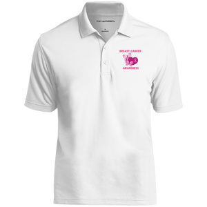 Breast Cancer Awareness Short Sleeve Polo