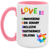 Love Is Unity Accent Mug