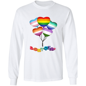 Pride Heart Balloons Long Sleeve Shirt