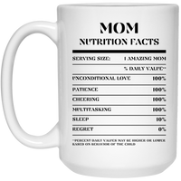 Nutrition Facts Mug - Mom