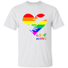 Love Wins Heart Short Sleeve Shirt