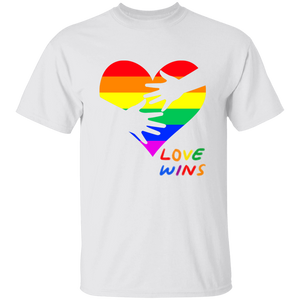 Love Wins Heart Short Sleeve Shirt