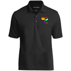 Love Wins Heart Short Sleeve Polo