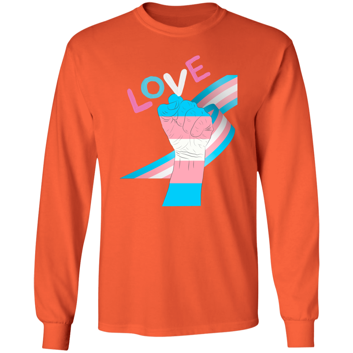 Trans Fist Long Sleeve Shirt