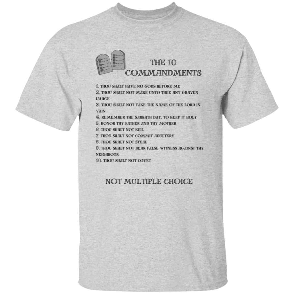 The 10 Commandments Short Sleeve - Black