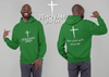 Load image into Gallery viewer, Jehovah Jireh Pullover Hoodie Front &amp; Back - White
