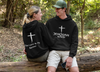 Load image into Gallery viewer, Jehovah Nissi Pullover Hoodie Front &amp; Back - White