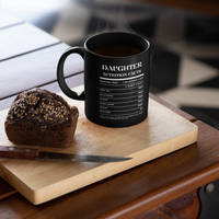 Nutrition Facts Mug - Daughter