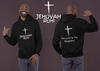 Load image into Gallery viewer, Jehovah Rohi Pullover Hoodie Front &amp; Back - White