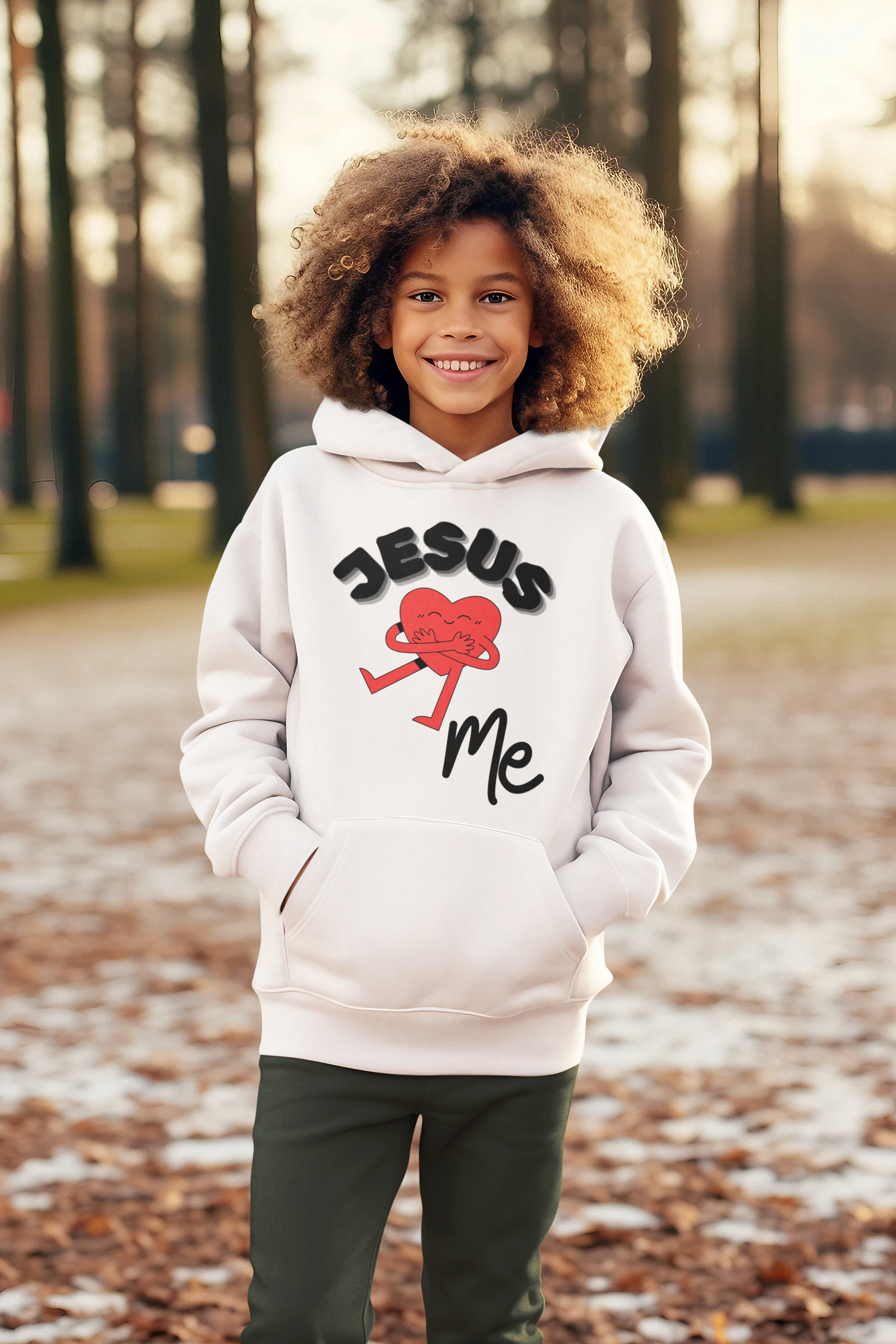 Jesus Loves Me Youth Hoodie