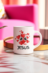 Eye Love Jesus White Mug