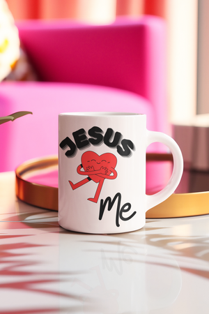 Jesus Loves Me White Mug