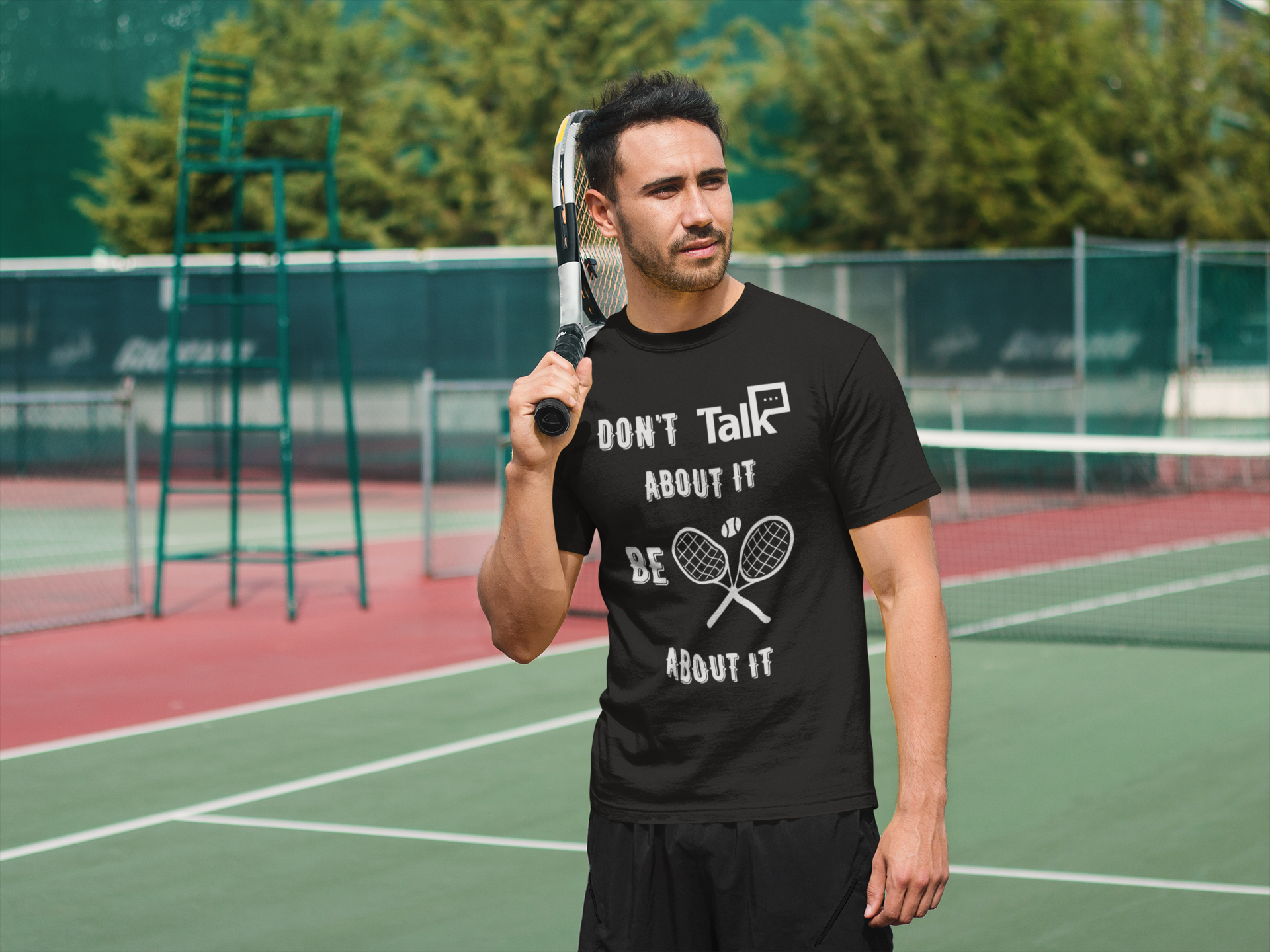 Don't Talk About It - Tennis Short Sleeve Shirt