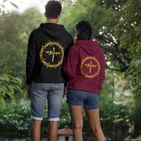 Jesus Crown Pullover Hoodie - Back