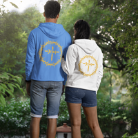 Jesus Crown Pullover Hoodie - Back