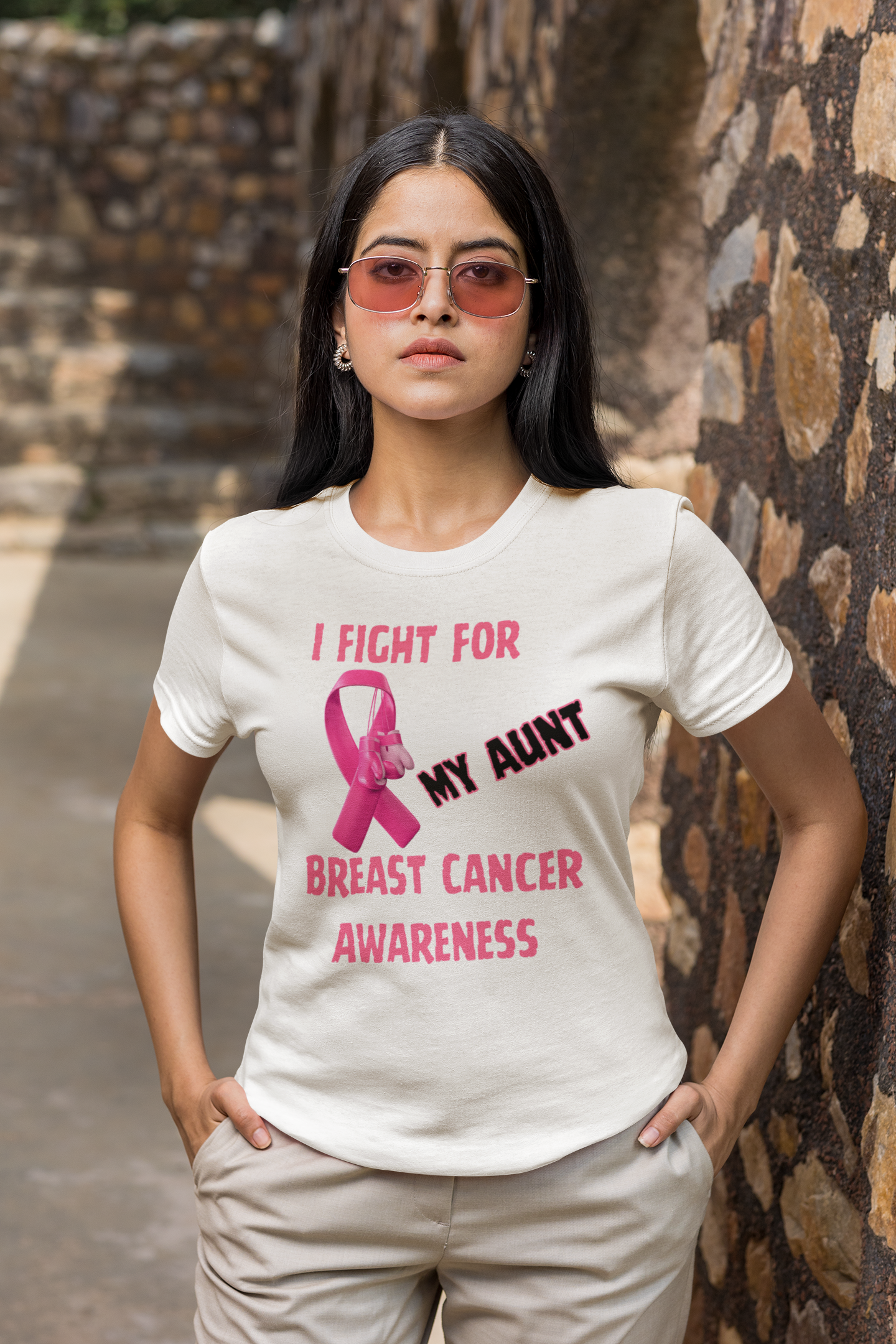 I Fight For Aunt Short Sleeve Shirt