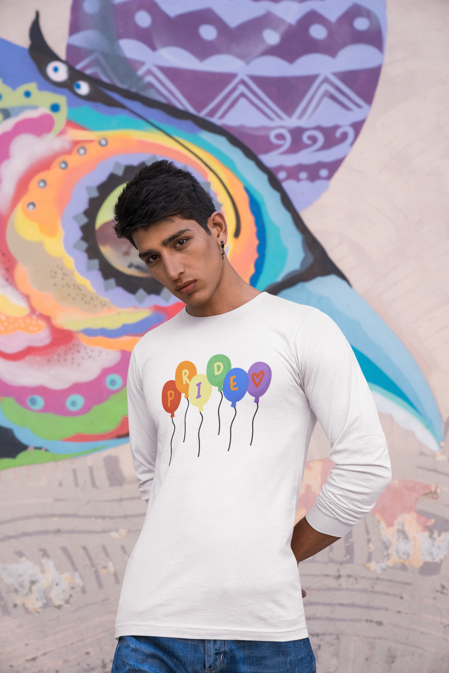 Pride Balloons Long Sleeve Shirt