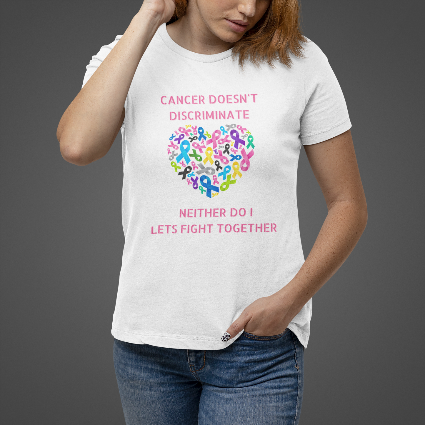 Cancer Doesn't Discriminate Short Sleeve Shirt