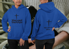 Jehovah Shammah Pullover Hoodie Front & Back - Black