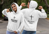 Load image into Gallery viewer, Jehovah Shalom Pullover Hoodie Front &amp; Back - Black