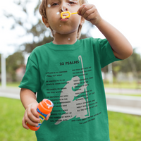 23 Psalms Toddler Short Sleeve - Black