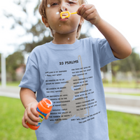 23 Psalms Toddler Short Sleeve - Black